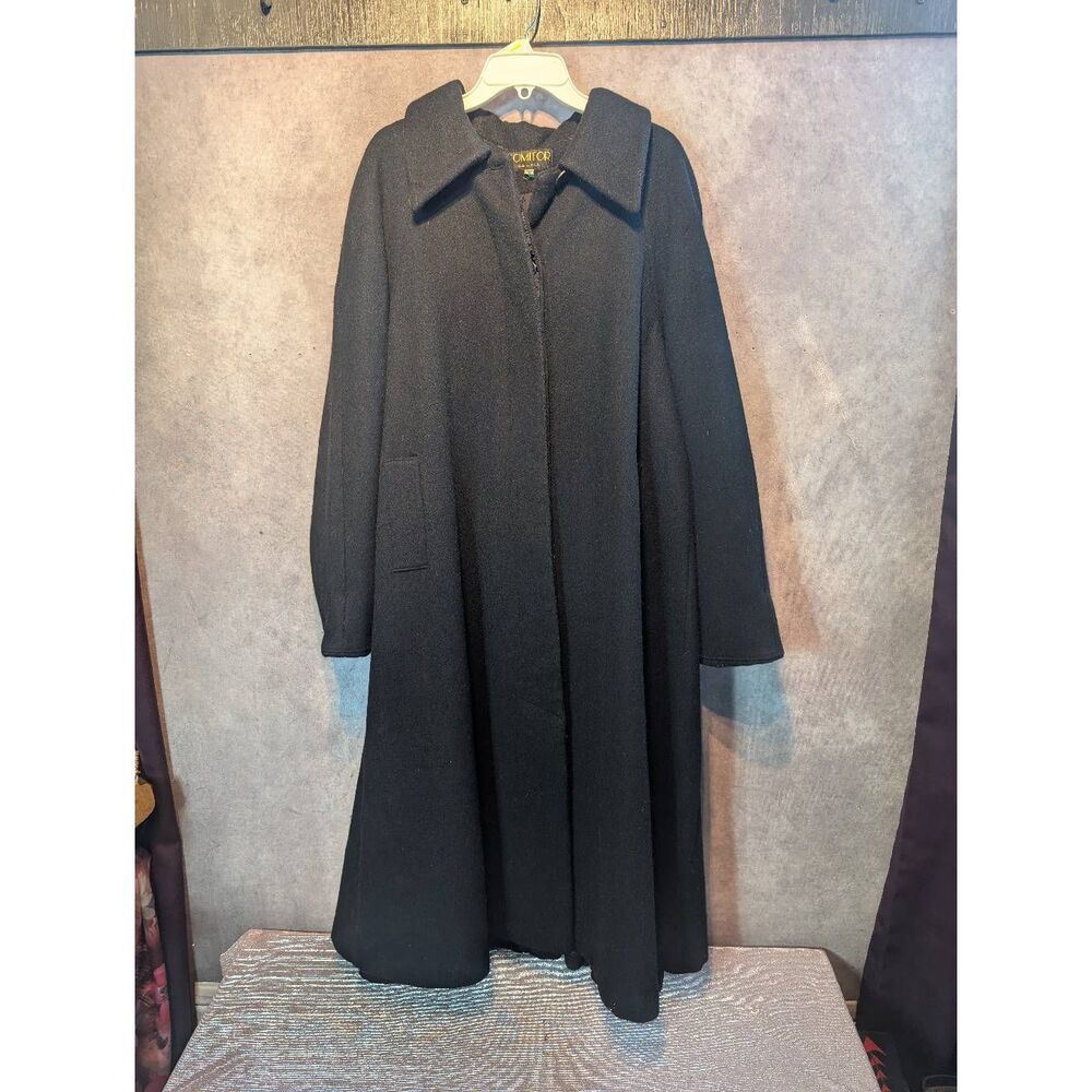 Komitor vintage full length wool coat size 10